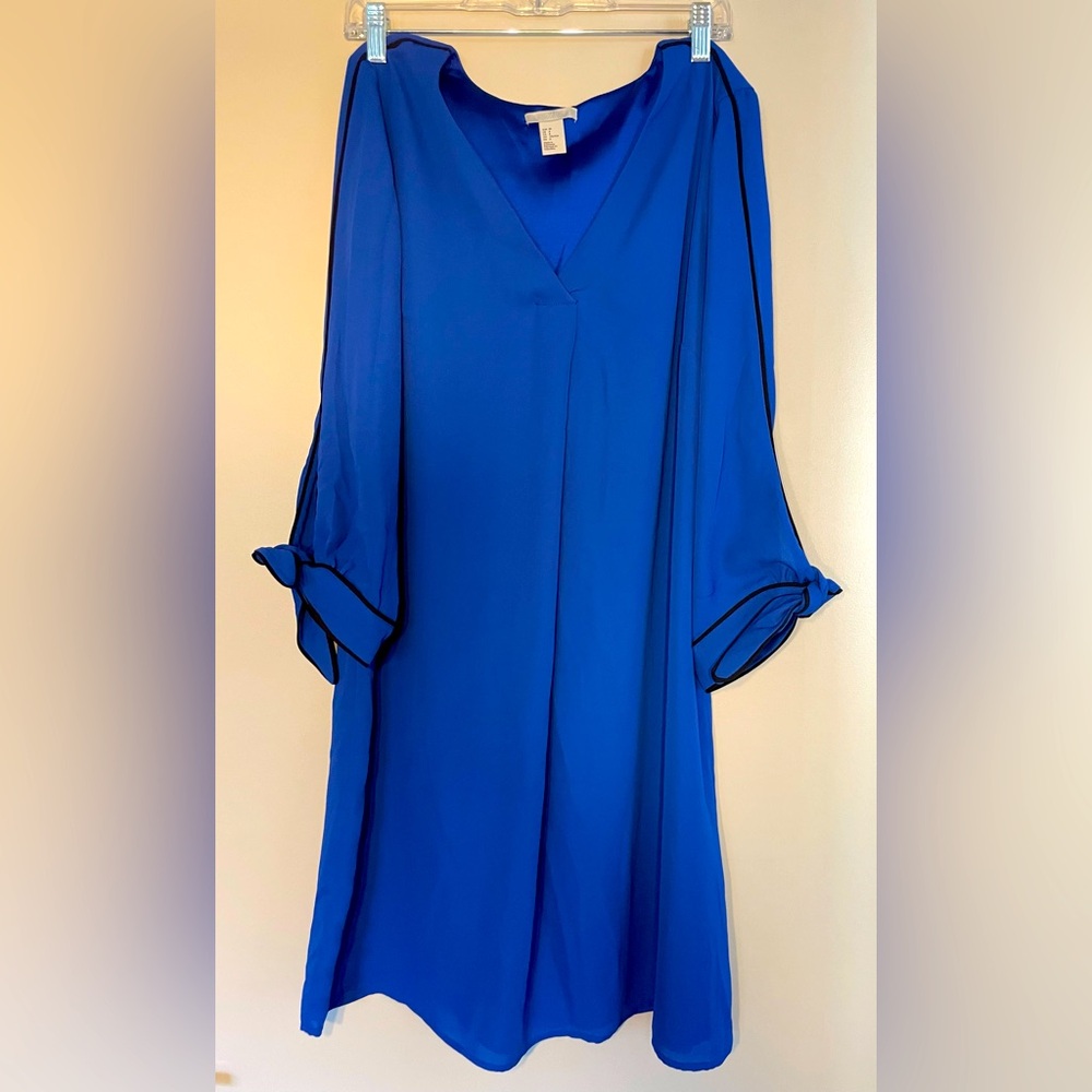 Beautiful bright blue shift dress